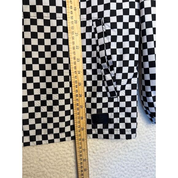 VANS Black & White Checker Lightweight Pullover - Checkerboard Pattern Size M - Picture 5 of 9